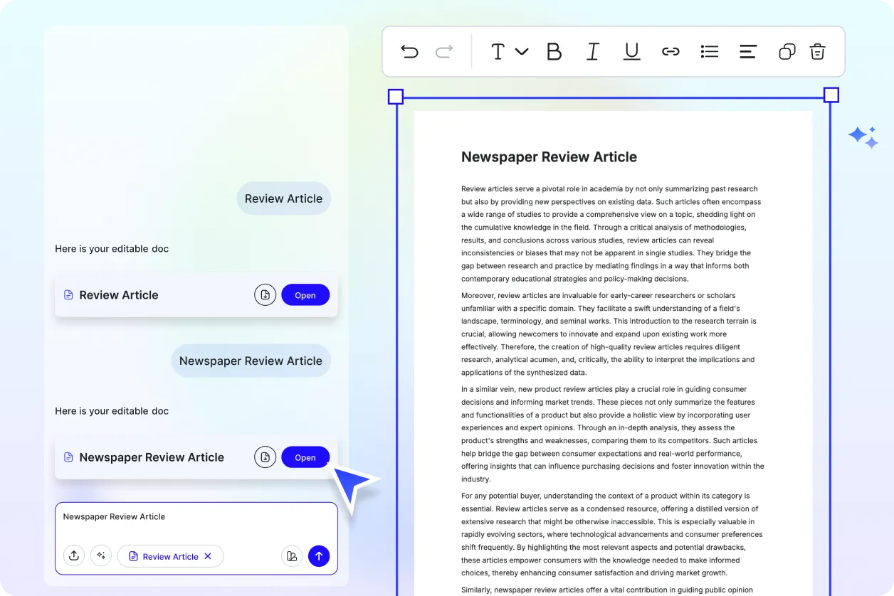 Free AI Review Article Generator, Free Review Article Maker Online